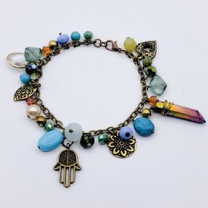 Hamsa Hand Charm Bracelet